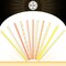 Yellow Orange Paper Straws for Drinking Yellow Disposable Straws 150pcs Biodegradable Disposable Straws Bulk(10 Pattern)